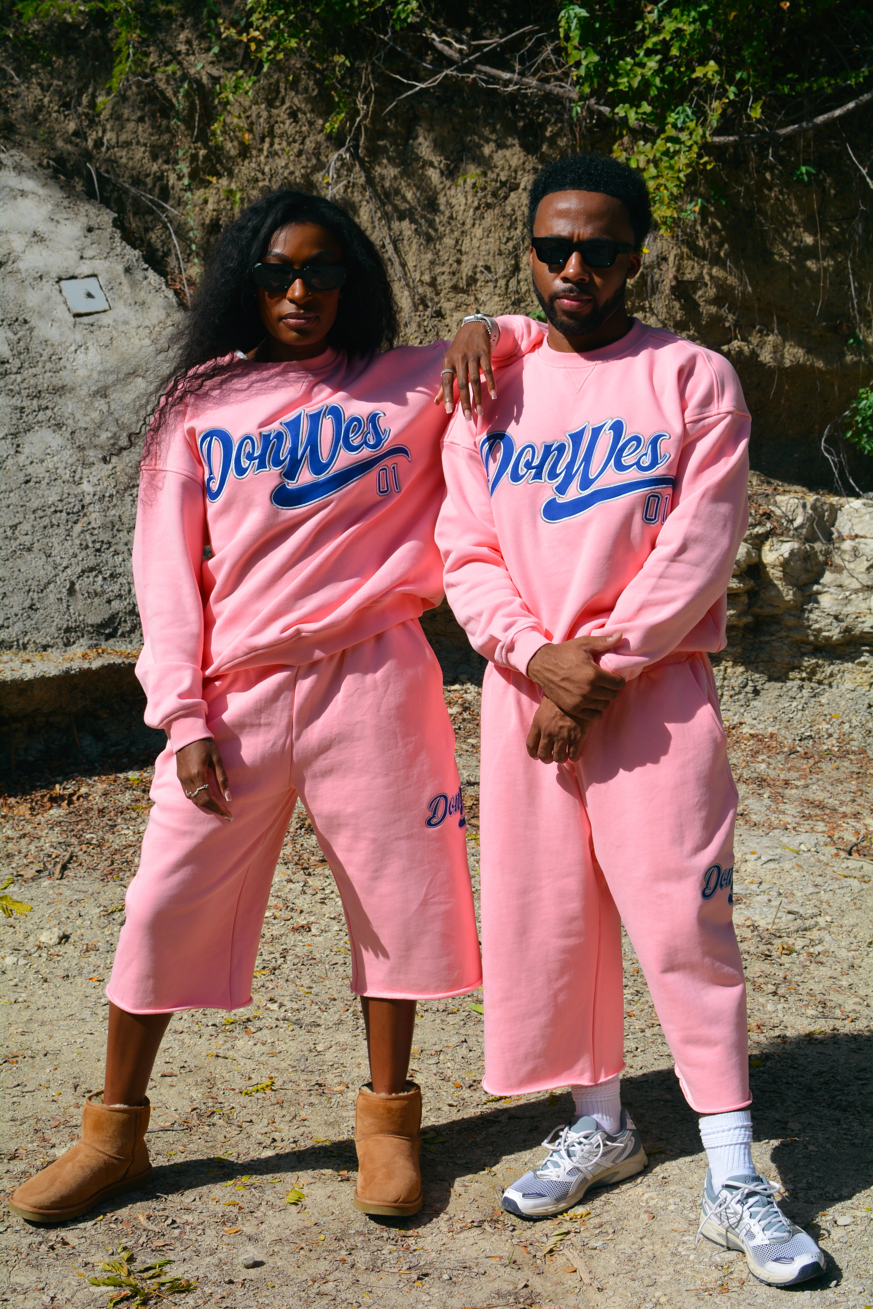 Pink DonWes Crewneck