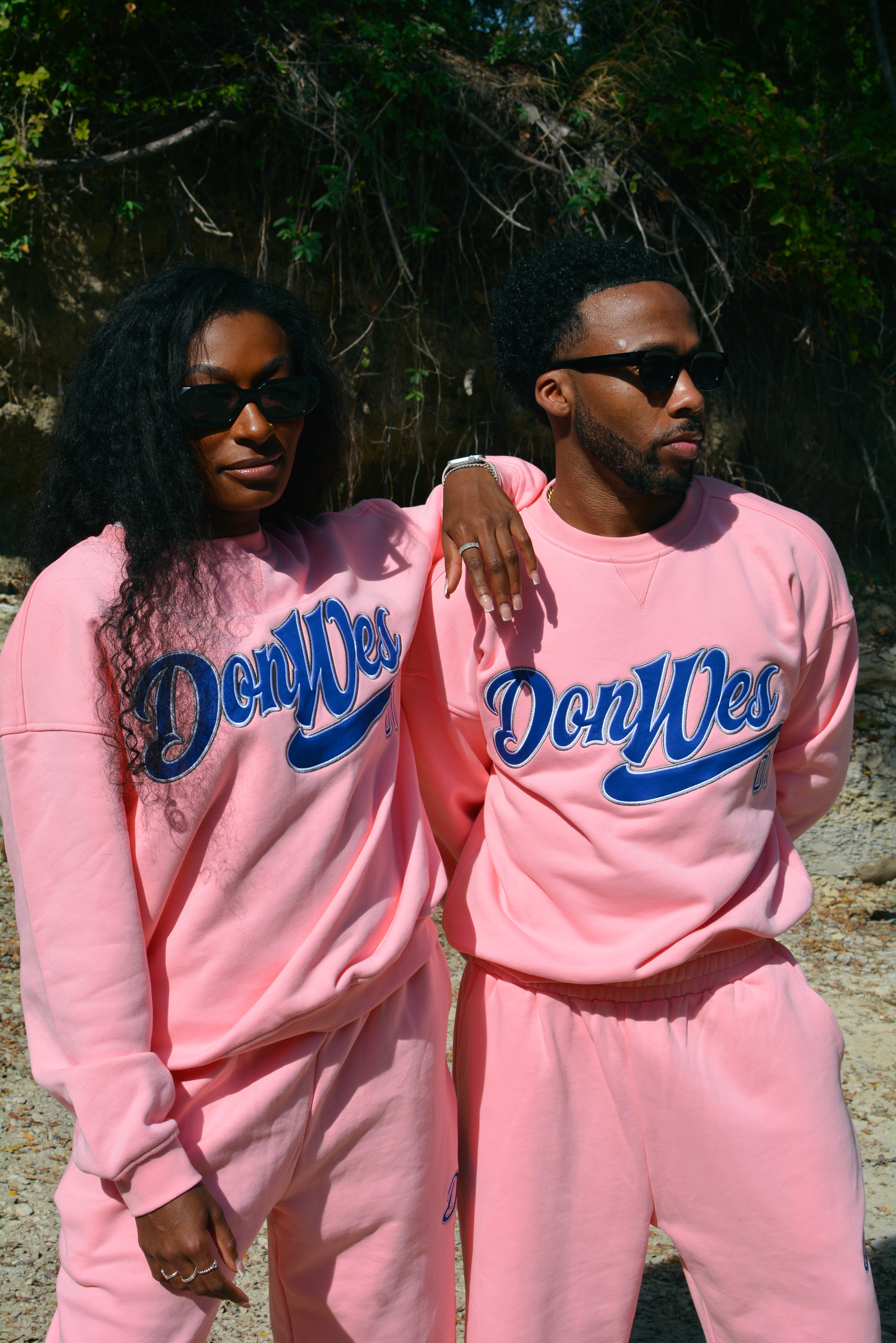 Pink DonWes Crewneck